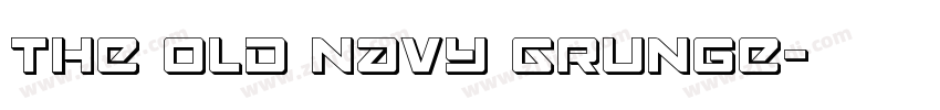 The Old Navy Grunge字体转换